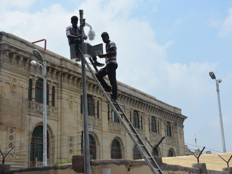 security of vidhan bhawan after explosive found in assembly.