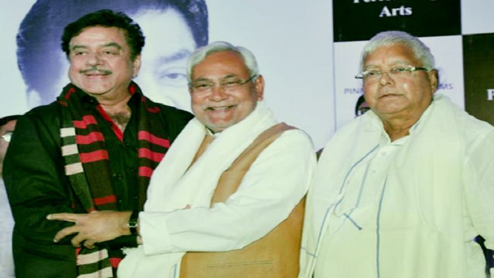 It might be a political strategy by some people BJP MP Shatrughan Sinha says on RJD-JDU rift