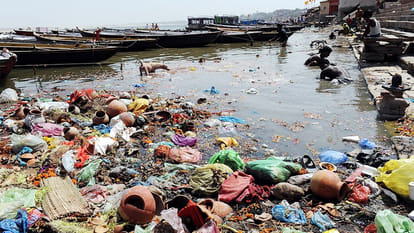 so many constructions in hundred meters radius of ganga