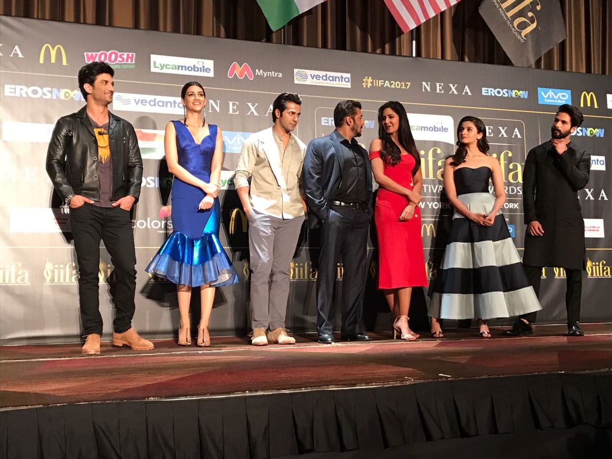 Salman Khan sings birthday song for Katrina Kaif during PC in IIFA 2017