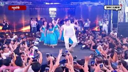 Varun Dhawan energetic performance at IIFA Stomp in newyork