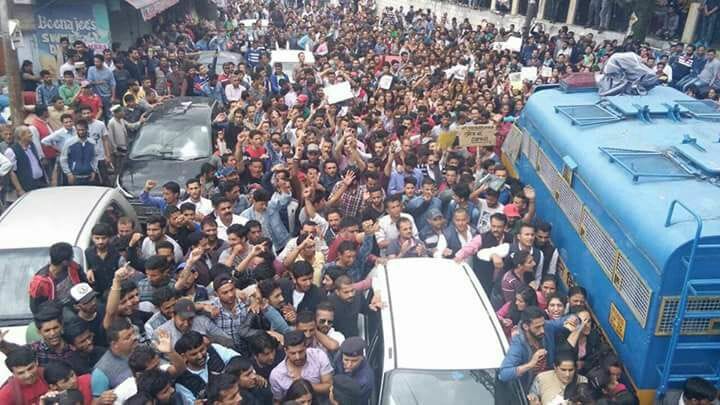 Chakka Jam and People protest on Kotkhai rape and Murder case.