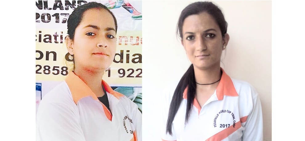 Himachal Shalu and Laxmi in pesapallo world cup