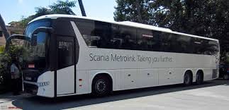 varanasi to japur will be run scania metrolink  bus