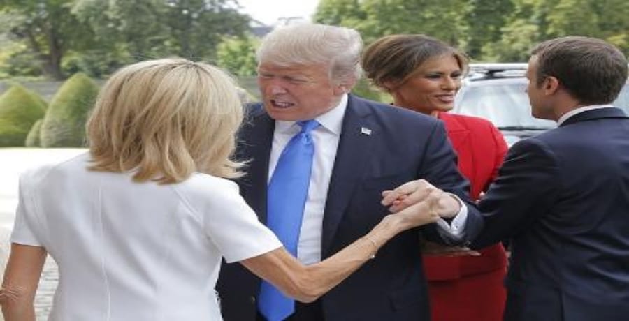 you're in such great shape, Trump criticised for 'creepy' comment to Brigitte Macro