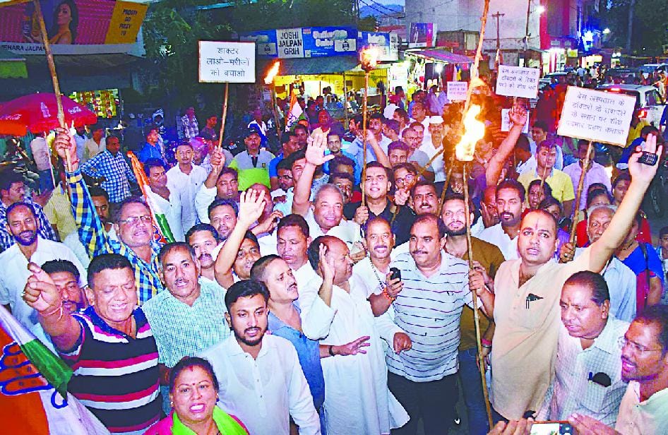 Torch procession for the deployment of doctors