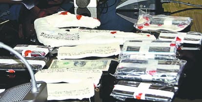 The robbers, together with Lady Dawn, US dollar recovered