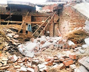 temple colapsed in sarayaqil