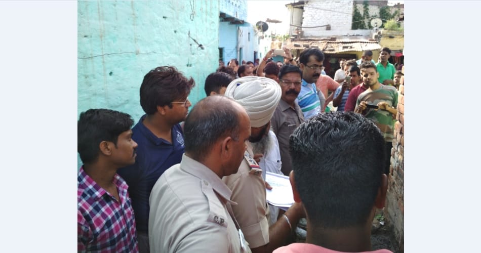 Pakistani Block writes on Muslim area in chandigarh