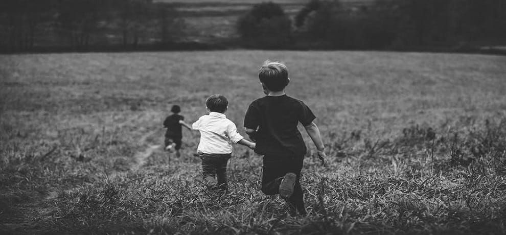 two children left home after scolded by father