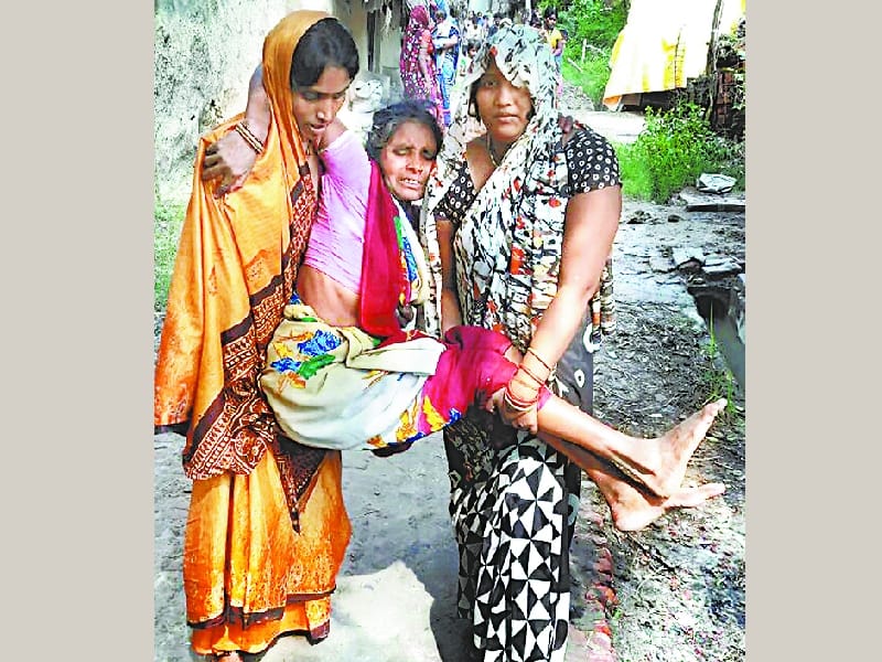  A dalit family get beaten in sultanpur.