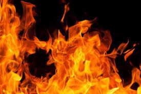  Fire outside Advani's house