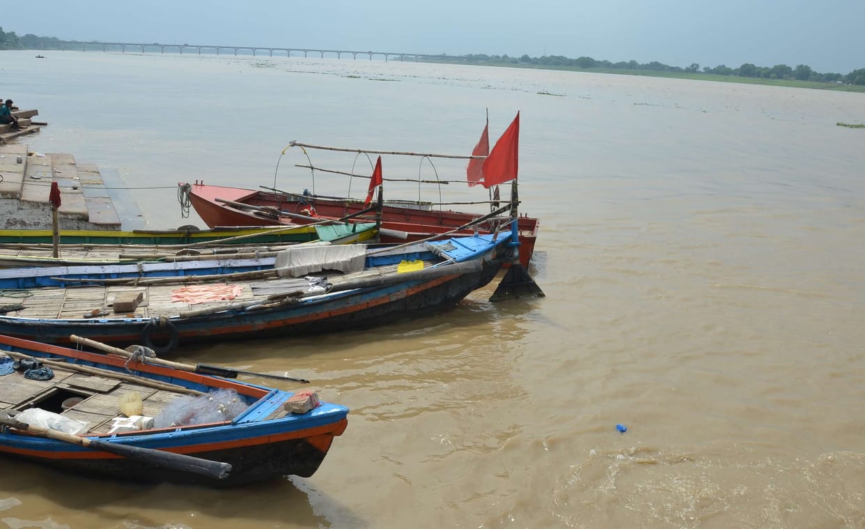Flooding Ganges