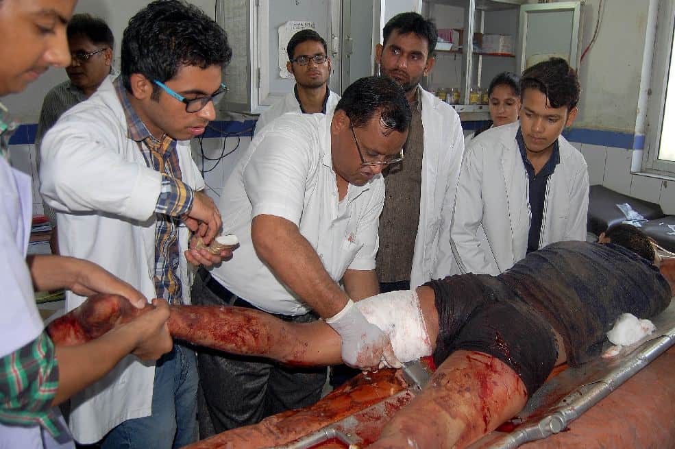 Youth Wounded during Attempt to snatch a rifle from ITBP Soldier 