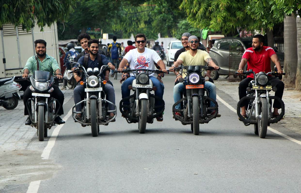 These are Rough and Tough bikes, the Varanasi youth are crazy for it