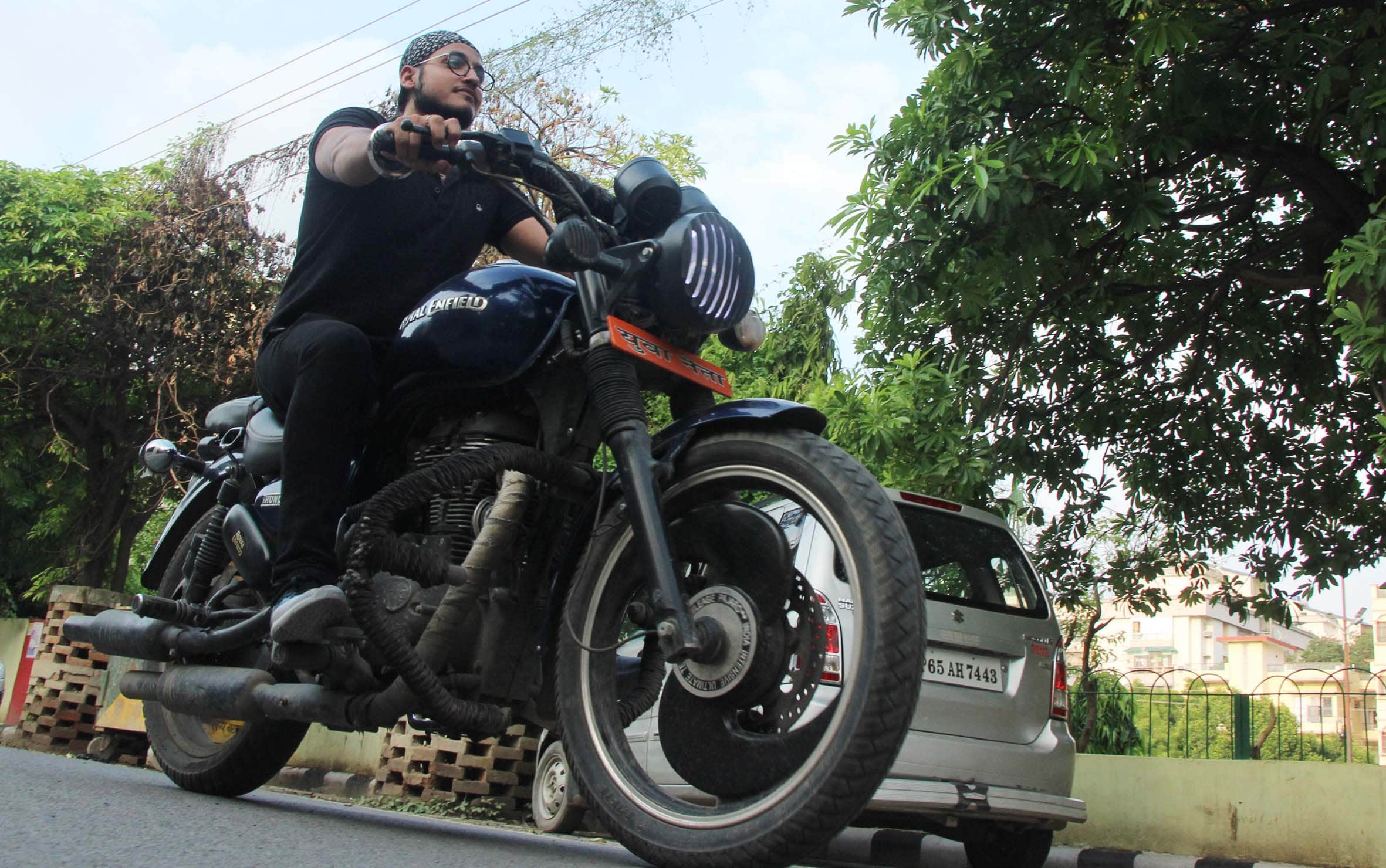 These are Rough and Tough bikes, the Varanasi youth are crazy for it