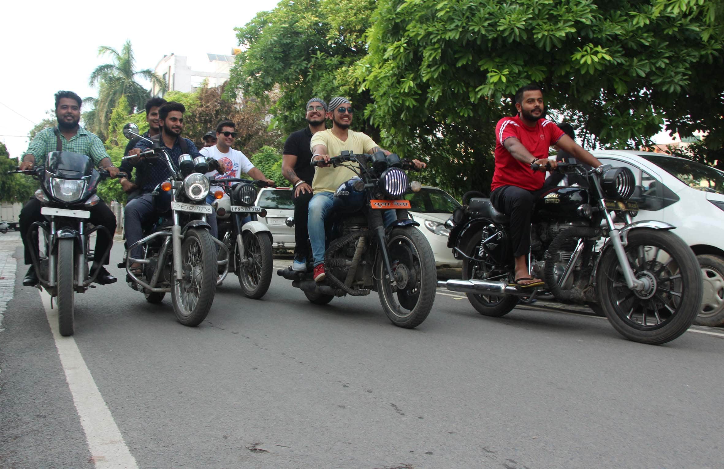 These are Rough and Tough bikes, the Varanasi youth are crazy for it