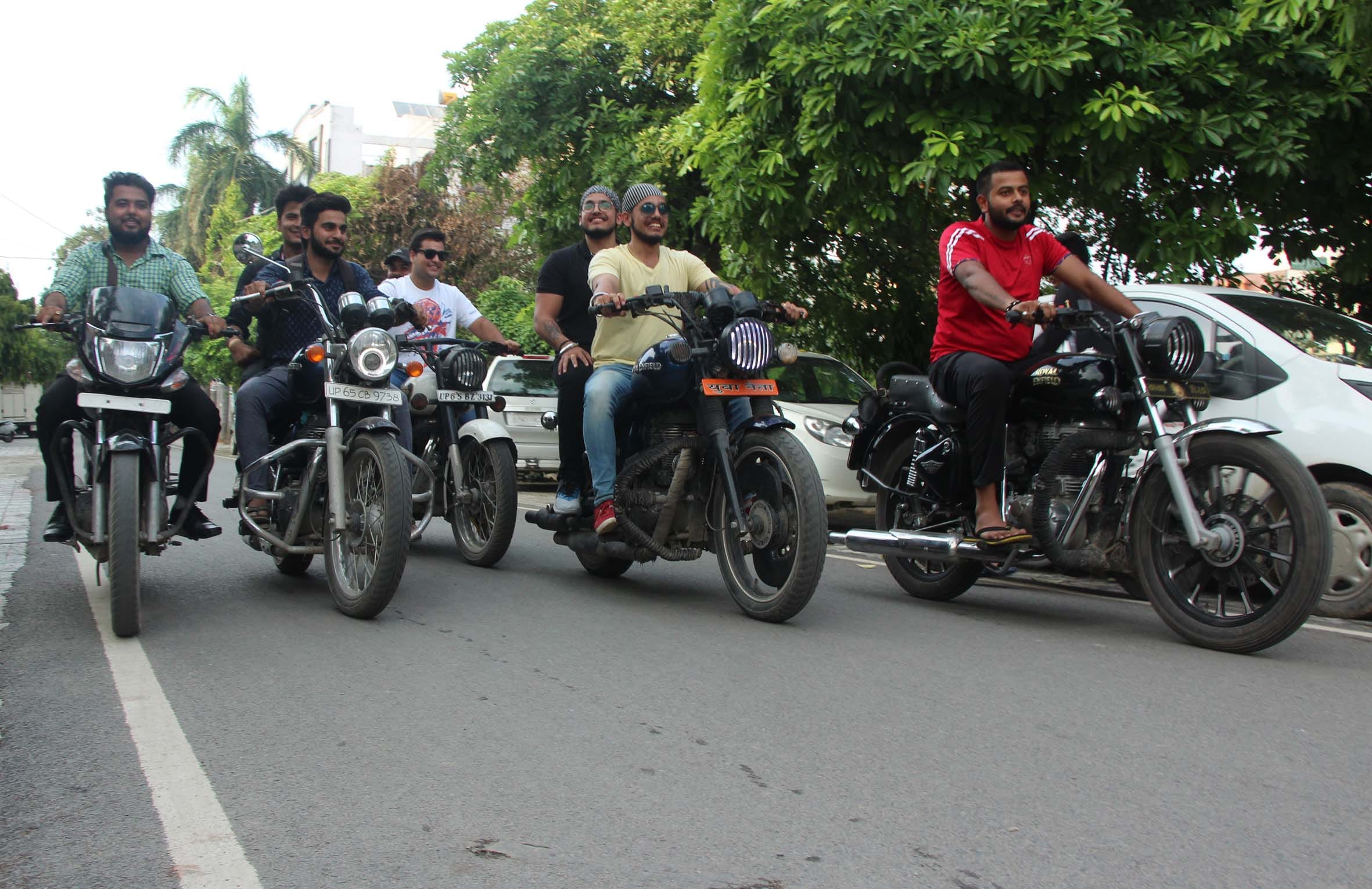 These are Rough and Tough bikes, the Varanasi youth are crazy for it