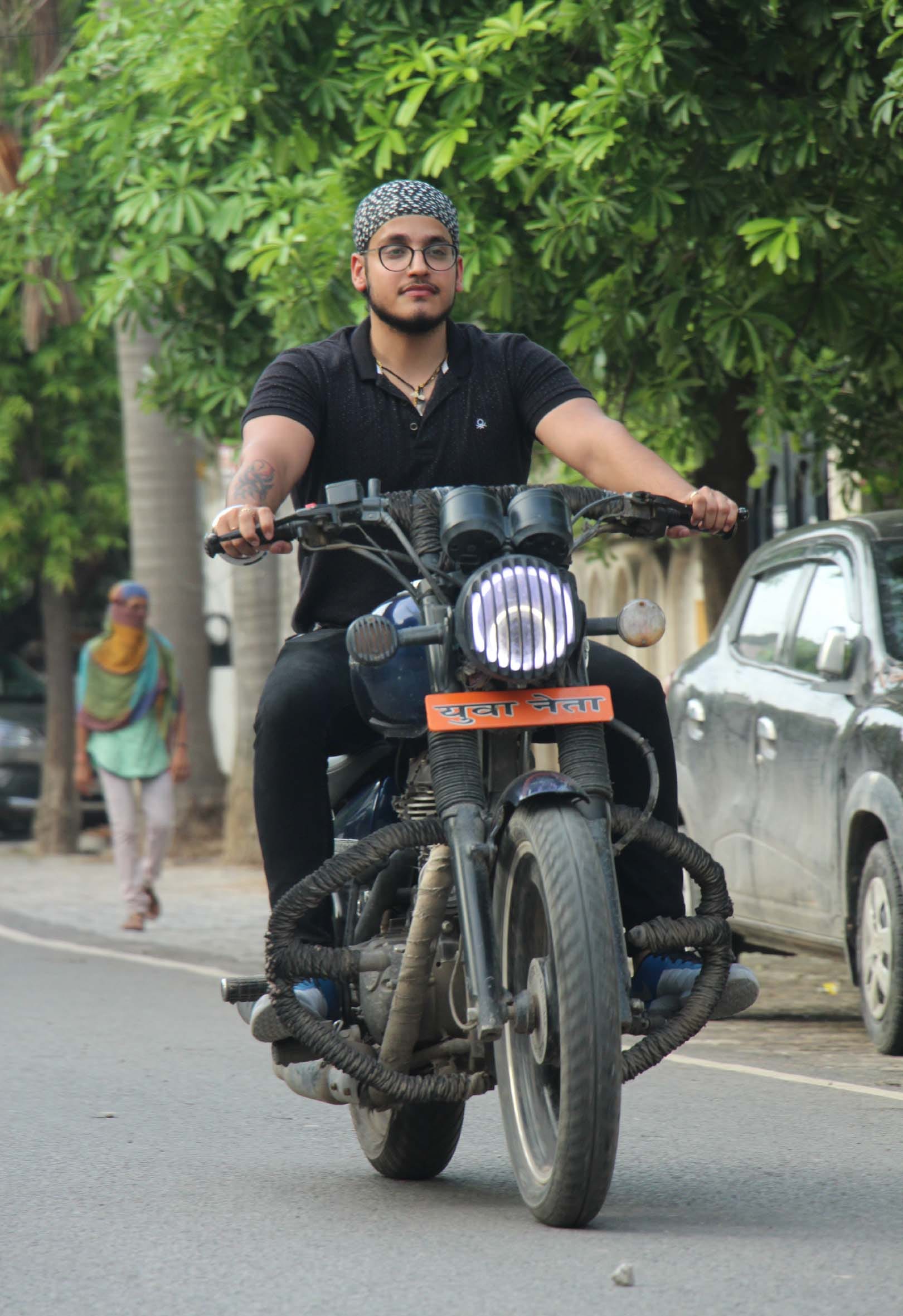 These are Rough and Tough bikes, the Varanasi youth are crazy for it