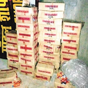illegal liquar factory