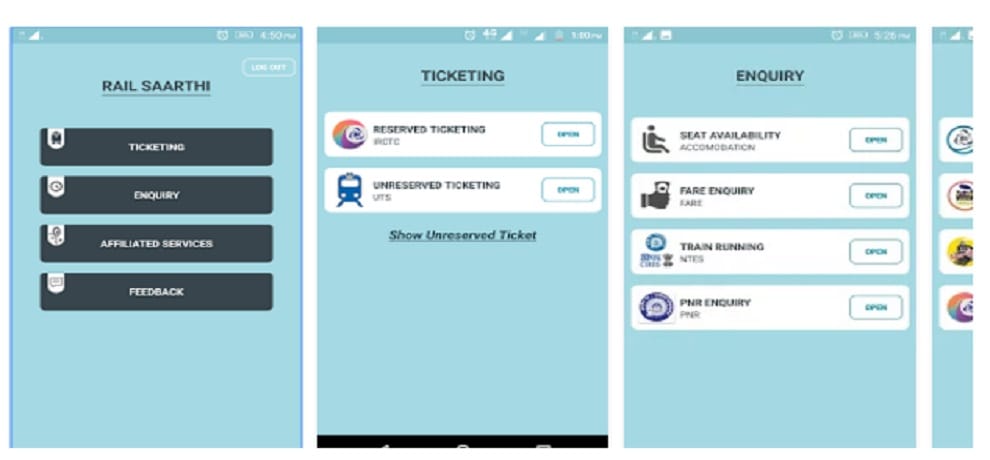 Indian railways official aap RAIL SAARTHI launched 