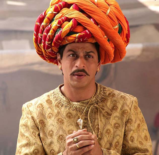 shahrukh khan traditional rajasthani safa 