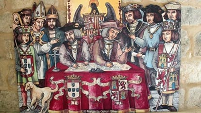 The village that divided the new world into two parts!