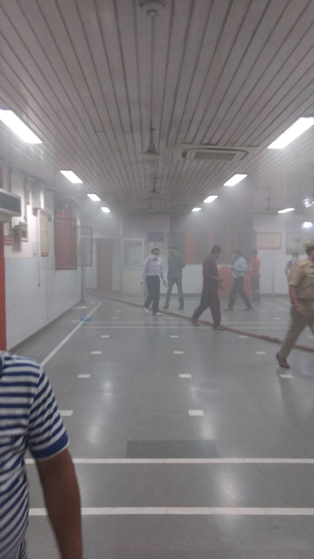 fire in trauma centre lucknow 