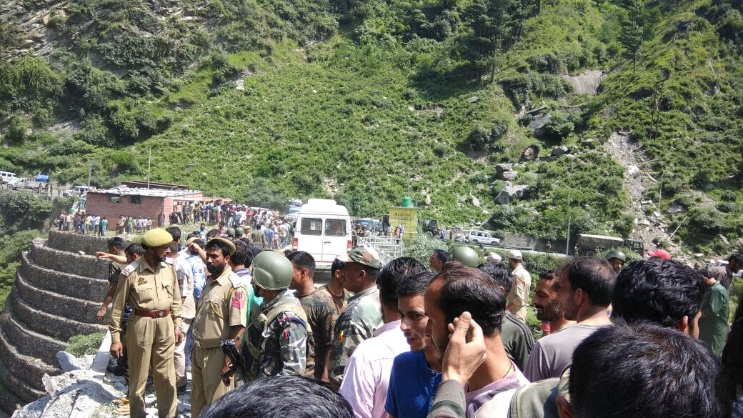 first ten images came after accident in ramban