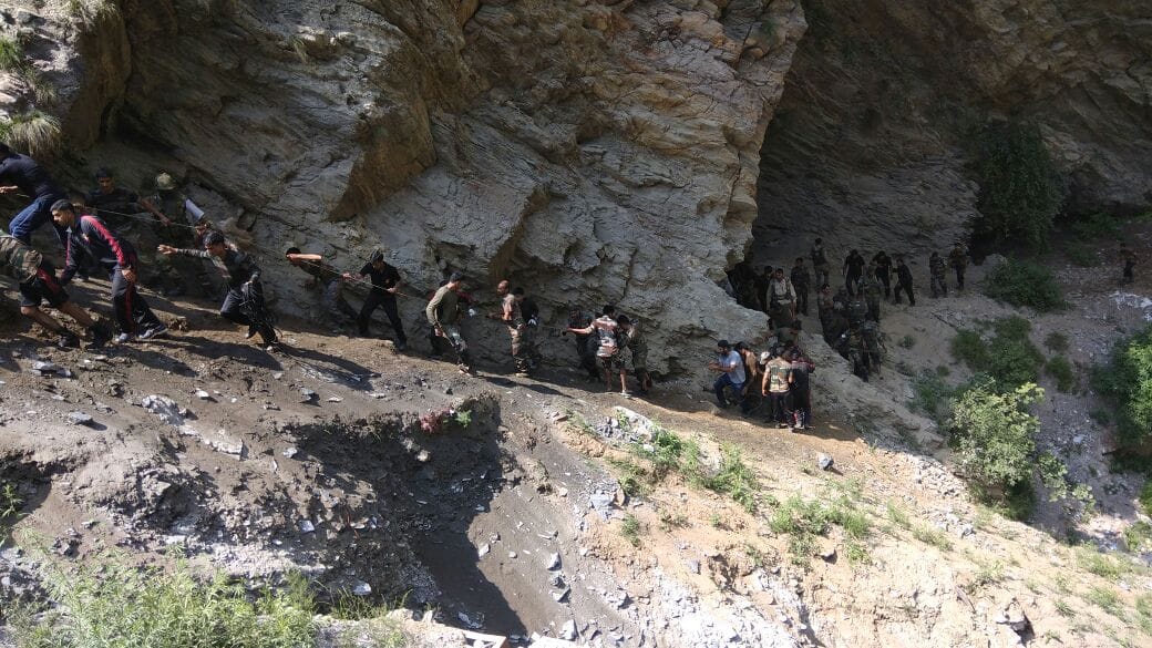 first ten images came after accident in ramban