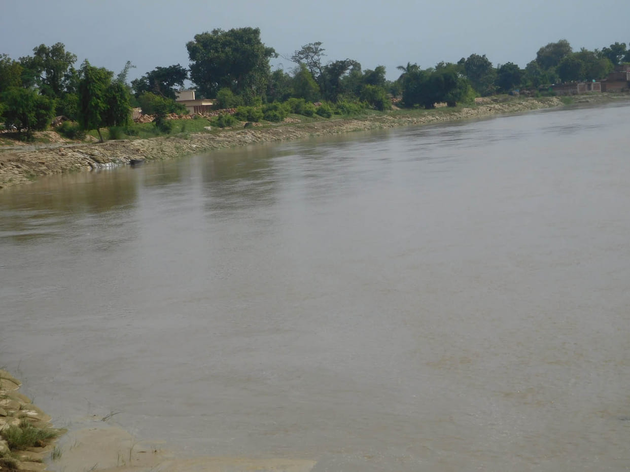  Ghaghra has swallowed thousands of acres of land