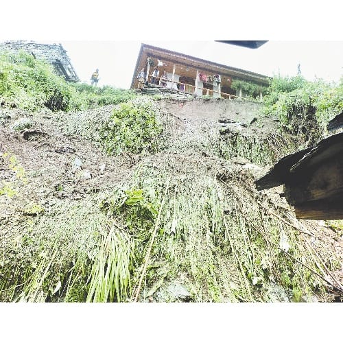 photos of cloudburst in pithoragarh