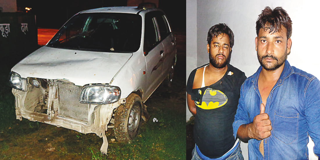 alcoholics hit three prople by cars 