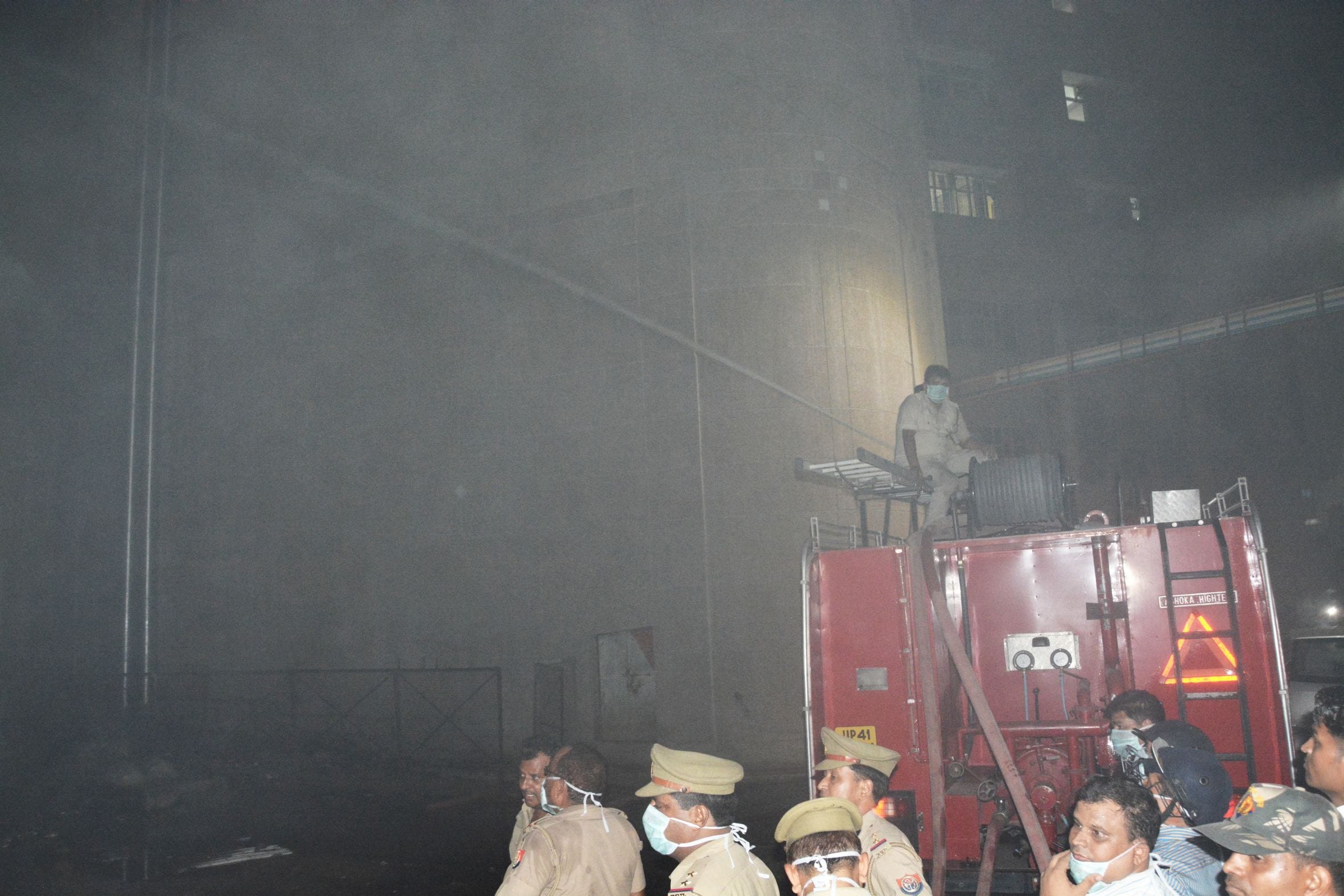  Pics of fire in trauma center in lucknow
