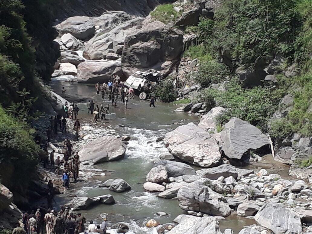 first ten images came after accident in ramban