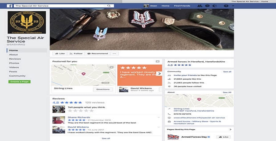 world's deadliest force SAS's secret mission pictures of leaked on Facebook