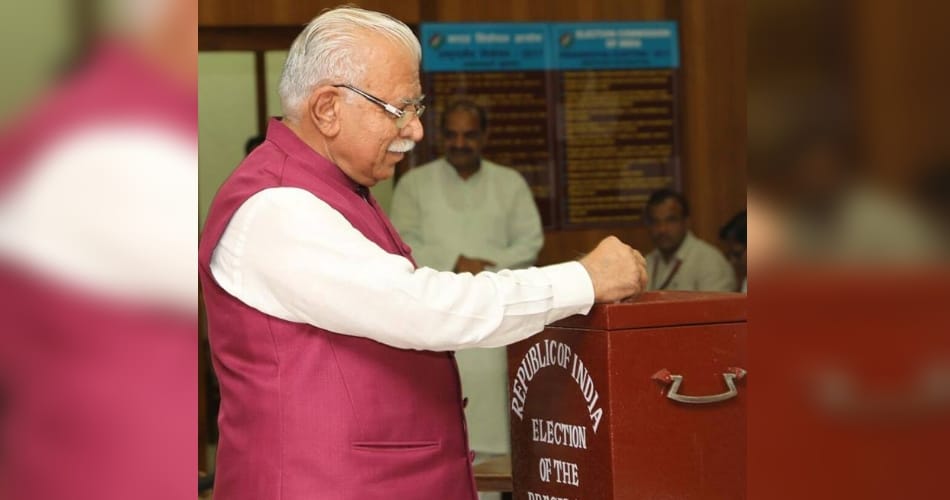 Presidential Election, Haryanaprocess of voting ends