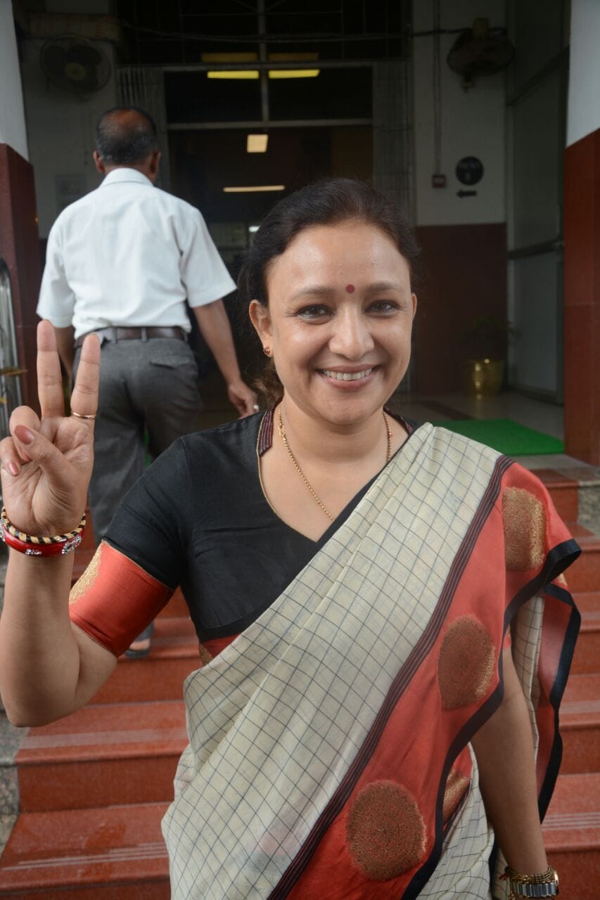 pictures of president election in uttar pradesh