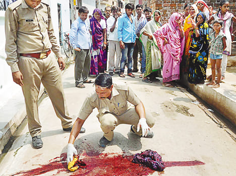 husband killed his wife with ax at hamirpur
