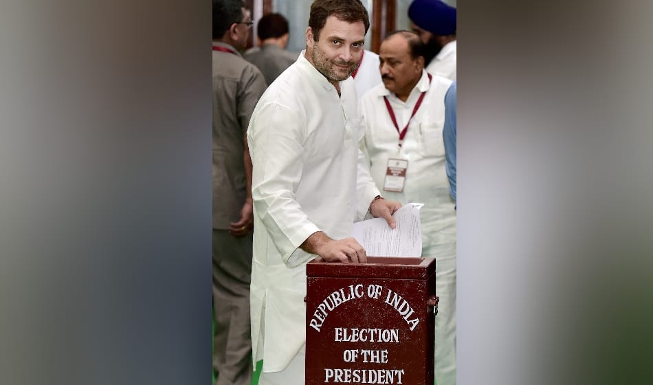 presedential election 2017 voting pictures from narendra modi to kejriwal all vote for new president