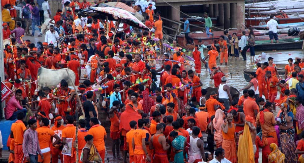 varanasi become kesaria on the second monday of sawan