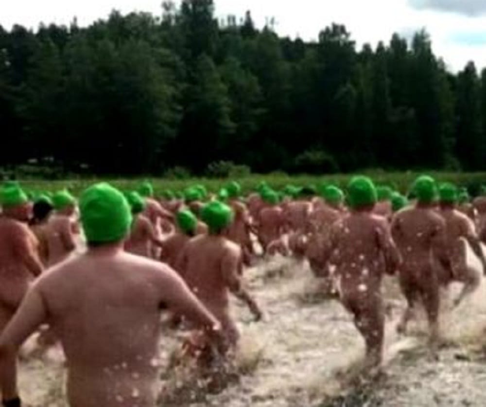 Finland about to set Guinness World Records in naked dipping 