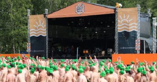 Finland about to set Guinness World Records in naked dipping 