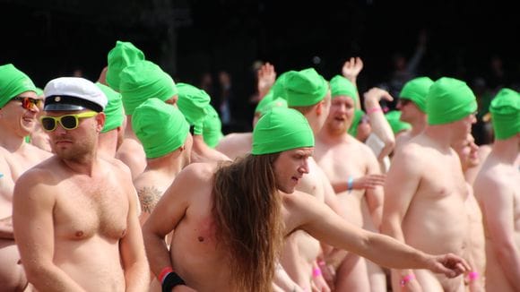 Finland about to set Guinness World Records in naked dipping 