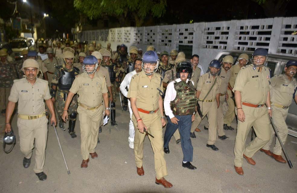 varanasi BJP office and MLA security tight after communal dispute