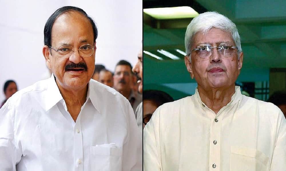 vice president election: gopal krishna gandhi Vs venkaiah naidu