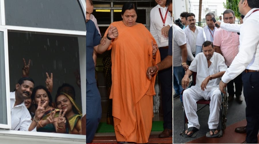 pictures of president election in uttar pradesh