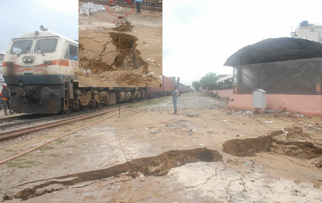 Negligence of railway officials jaipur