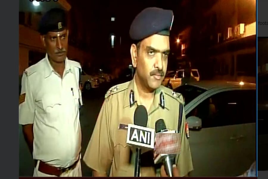  carelessness in forensic test of explosive found in UP assembly.