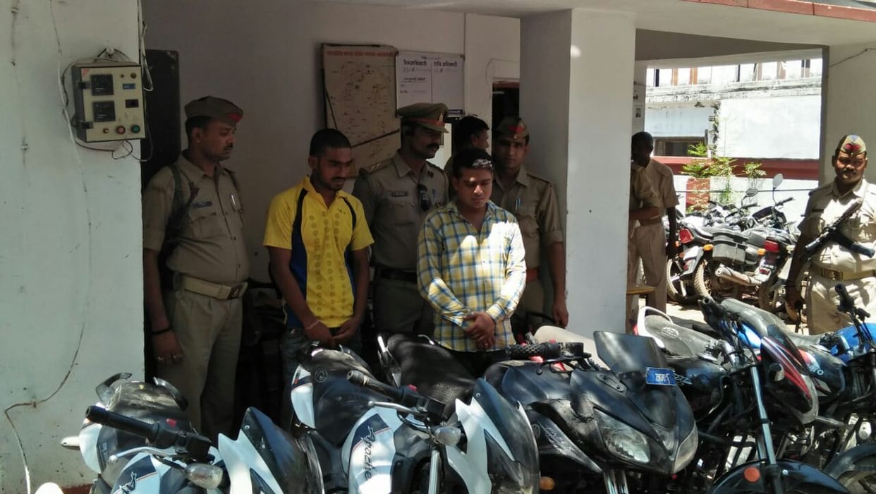 two tbike thief arrsted in varanasi who sale at olx